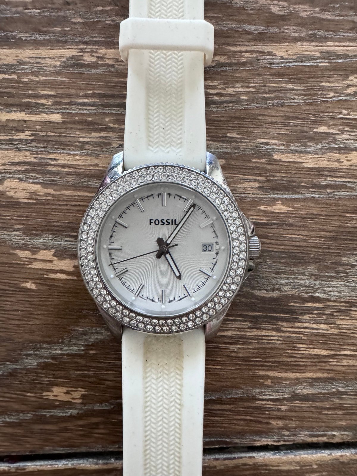 Fossil Rhinestone Embellished Women’s Watch