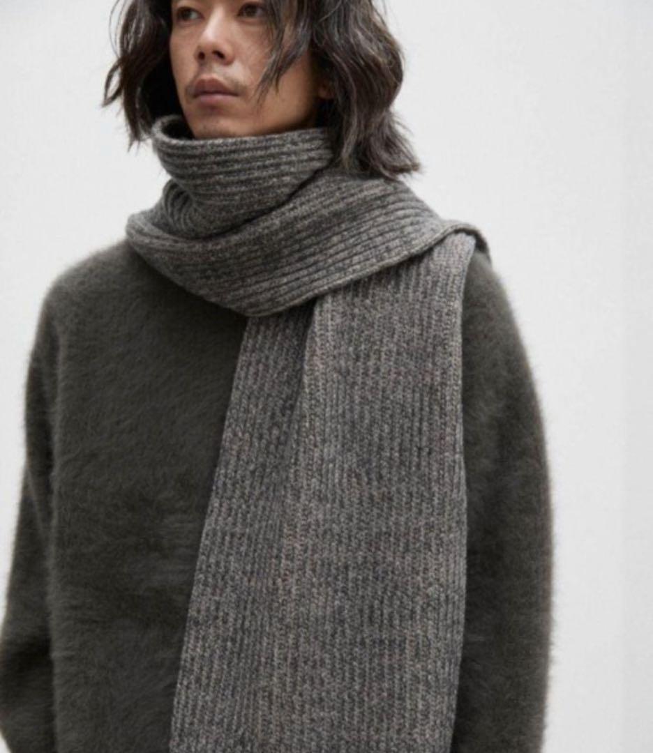 LIDNM（リドム）の「WOOL MOHAIR MELANGE STOLE（ストール