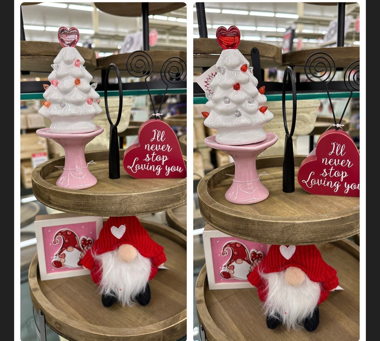 Two trees valentines both light up sell out fast !!