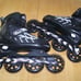 Bamwei Adjustable Inline Roller Skates Womens L/XL 9-11 Big Wheels