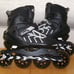 Bamwei Adjustable Inline Roller Skates Womens L/XL 9-11 Big Wheels