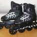 Bamwei Adjustable Inline Roller Skates Womens L/XL 9-11 Big Wheels