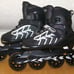 Bamwei Adjustable Inline Roller Skates Womens L/XL 9-11 Big Wheels