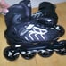 Bamwei Adjustable Inline Roller Skates Womens L/XL 9-11 Big Wheels