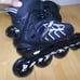 Bamwei Adjustable Inline Roller Skates Womens L/XL 9-11 Big Wheels