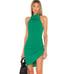 Amanda Uprichard Samba Mini Dress Dark Green Size S
