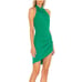 Amanda Uprichard Samba Mini Dress Dark Green Size S