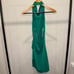 Amanda Uprichard Samba Mini Dress Dark Green Size S