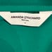 Amanda Uprichard Samba Mini Dress Dark Green Size S