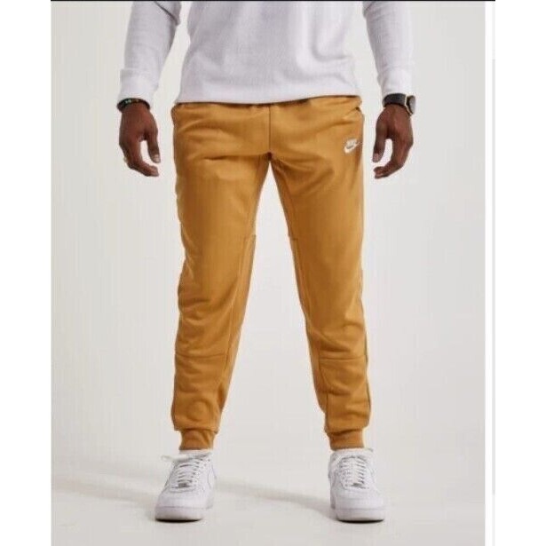 Nike Sportswear Tribute Taper Joggers Sweatpants DA0007-722 Gold Mens XL NWT