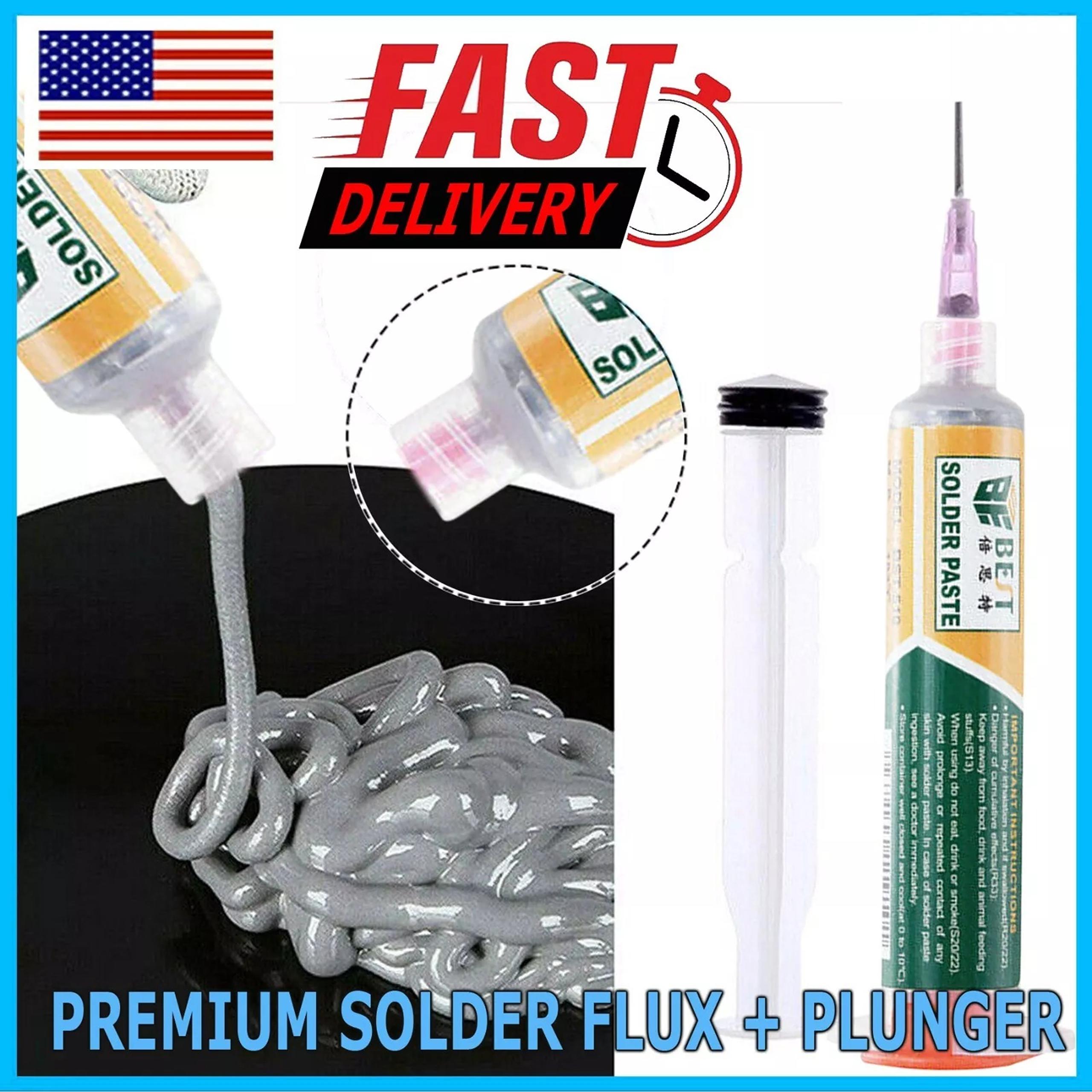 30g BGA Tin Solder Paste Sn63/Pb37 Syringe Liquid Flux Welding Soldering Tool