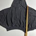 Young Fabulous & Broke YFB Raissa Cropped Hoodie M / L Washed Black/Gray Dolman