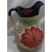 Handmade & Painted Mexican Terracotta Pitcher w/ 6 Tumblers Artisanal Painted Ta