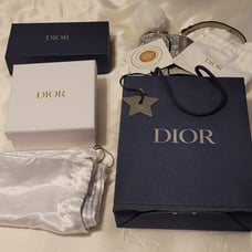 Dior Star Charm, Sticker, Small Gray bag, and Accessories