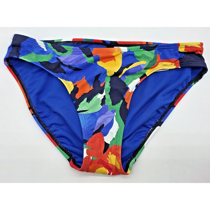 Lauren Ralph Lauren Womens Swimsuit Bikini Bottom Size 6 Multi Floral Swim