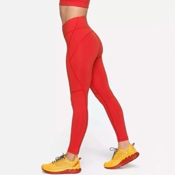 OUTDOOR VOICES | TechSweat Core Scarlet Red Cropped Leggings Women’s Size Medium