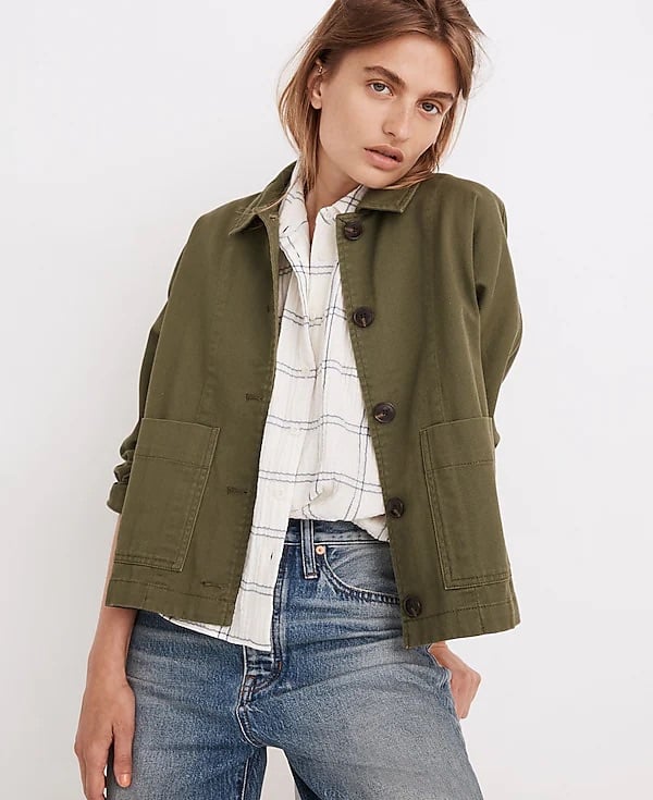 Madewell Drapey Pomeray Chore Jacket