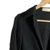 Choosy Crosby Black Long Sleeve Tie Front Plunge V-Neck Mini Dress Size 0