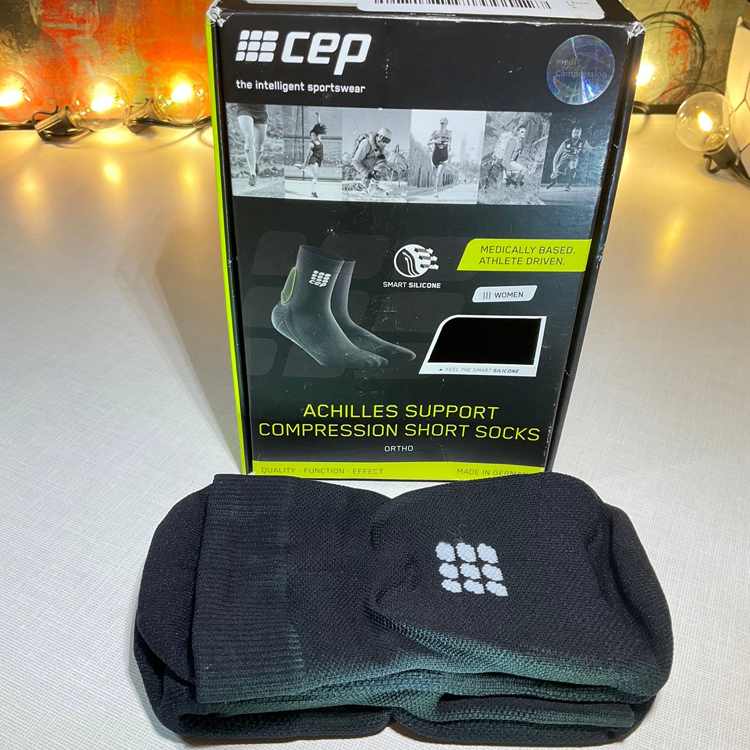 CEP achille support short socks, women