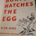 Dr. Seuss Book Horton Hatches the Egg 68