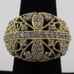 Size 7 Sterling Ornate CZ Diamond Band