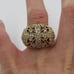 Size 7 Sterling Ornate CZ Diamond Band