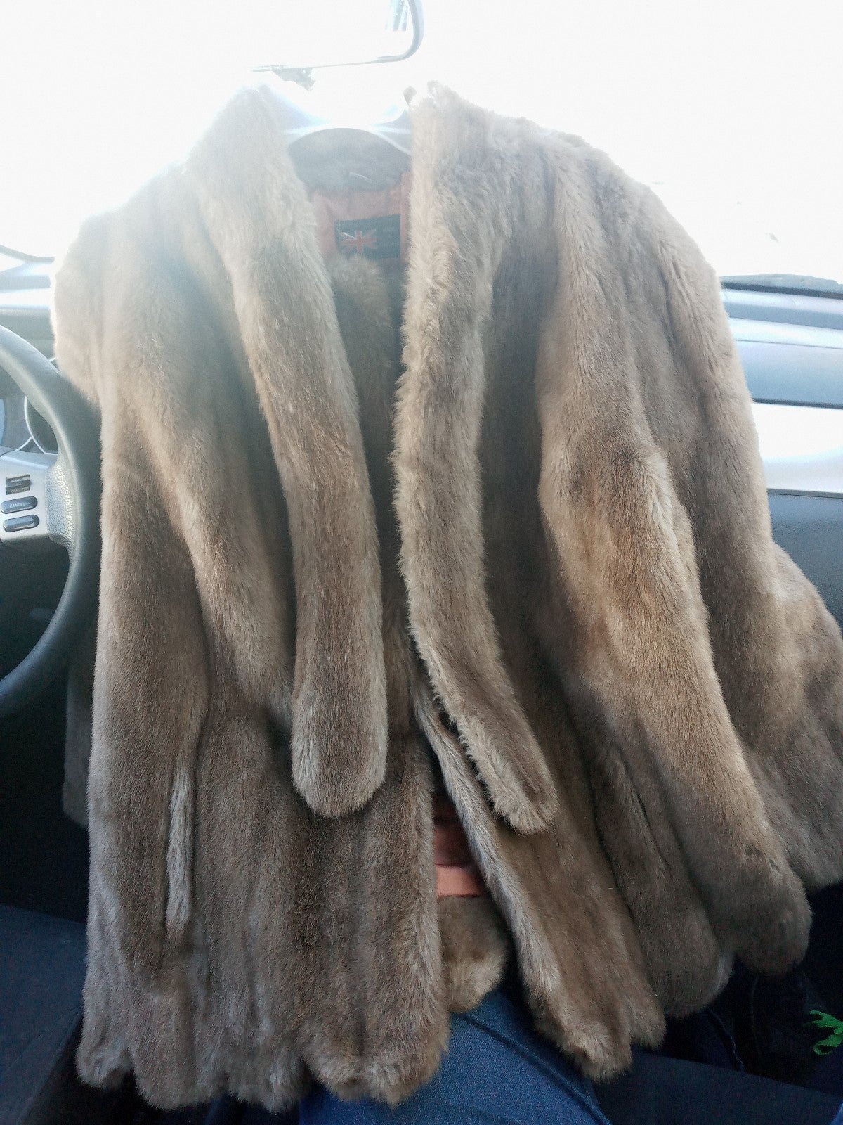 mink fur coat made in england