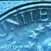 1776-1976 Bicentennial quarter with Filled in D mint mark