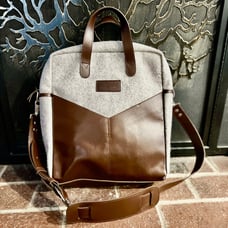 Looptworks Limited Edition Upcycled Briefcase Messenger Bag