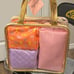 Juicy Couture Iridescent & JC Logo 3-PC Nested Cosmetic Bags