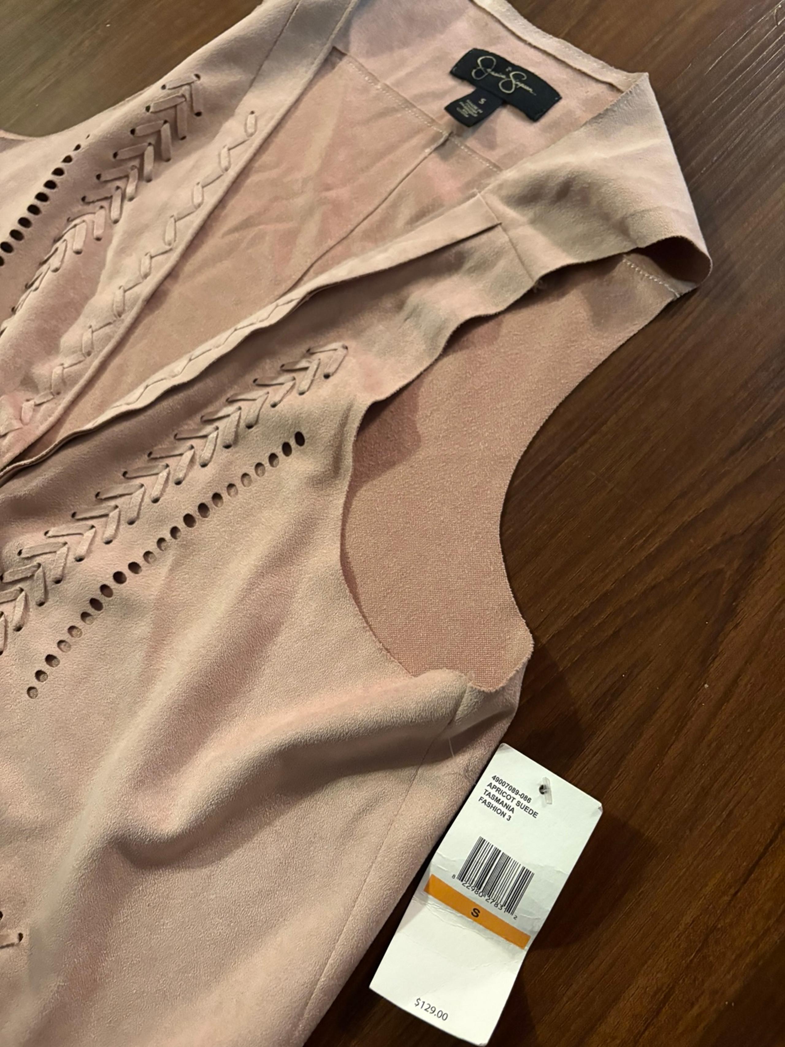New Jessica Simpson Fringe Vest size S