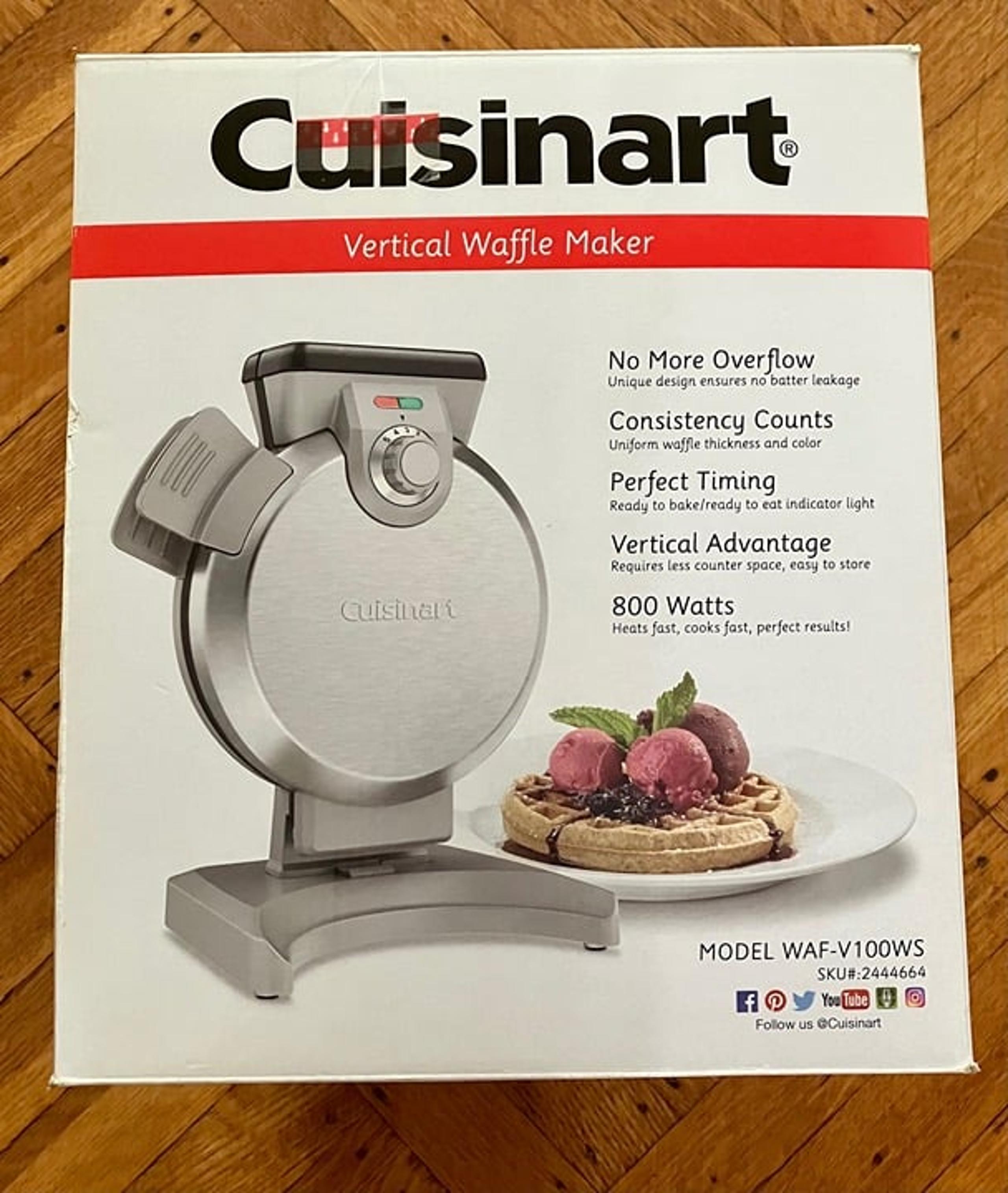 Cuisinart Vertical Waffle Maker (Model WAF-V100WS)