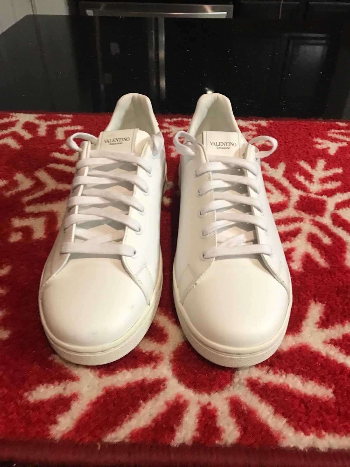 Valentino Garavani Backnet Leather Trainers Size 41 Men’s