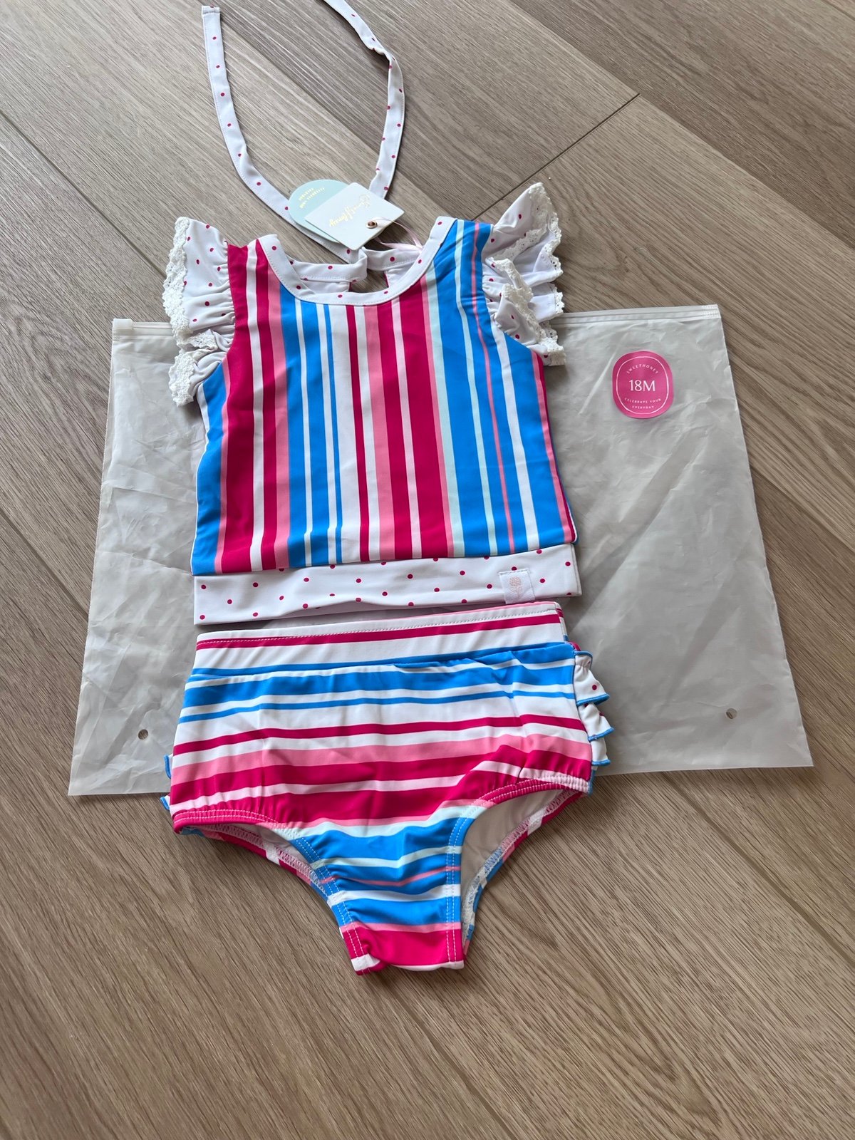SweetHoney two piece toddler bathing suit