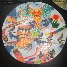 Springbok Soaring Spirits Puzzle Jigsaw Circular Kites Dragon 1984 Complete Vtg