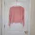 L * Space Best Life Terry Pullover, Cream/Pink, #BSLPO22, Size XL, 49