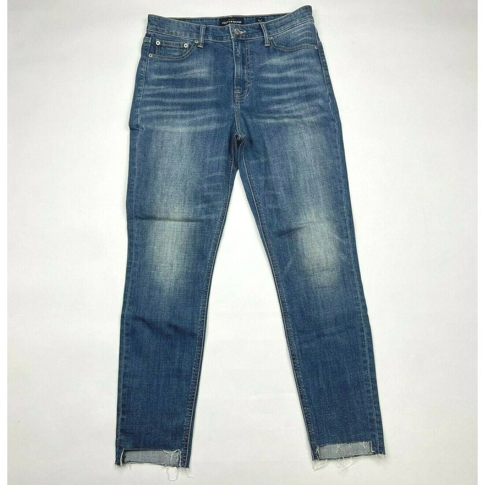 Lucky Brand Bridgette Skinny Jeans High Rise Pocket Stretch Cotton Women 10 NWOT