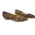 Vintage Gold Sequin Shoes with Dark Gold Glass Beading | Size 10 | Circa 1980s-1