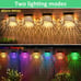 Solar Deck Lights, Iron Solar Fence Lights Outdoor Waterproof Garden Decorative