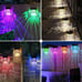Solar Deck Lights, Iron Solar Fence Lights Outdoor Waterproof Garden Decorative