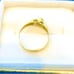 Real Stamped 10 KT Yellow Gold Children Birthstone April Ring Sz 2.25, for boys