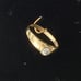 Real Stamped 10 KT Yellow Gold Children Birthstone April Ring Sz 2.25, for boys