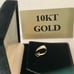 Real Stamped 10 KT Yellow Gold Children Birthstone April Ring Sz 2.25, for boys