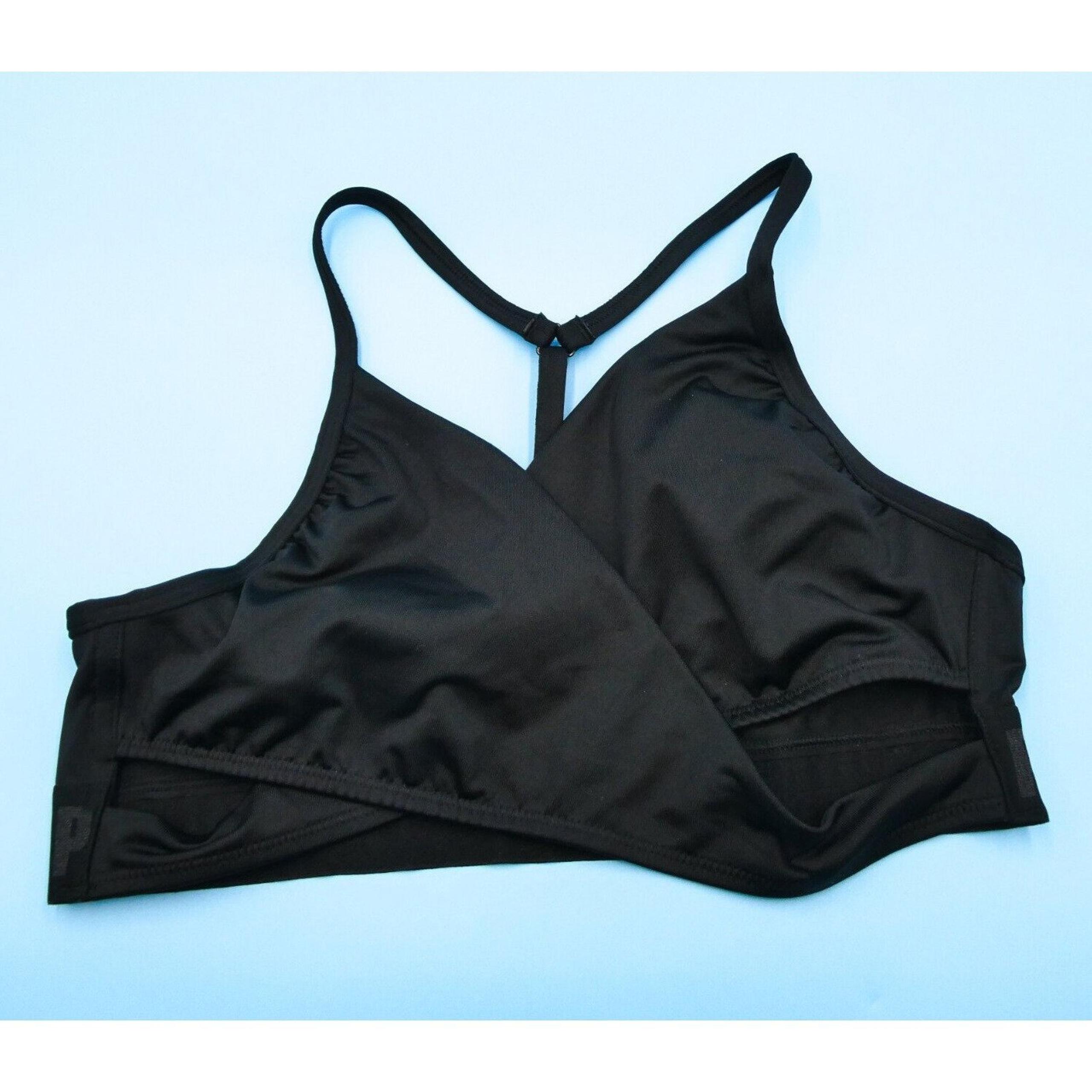 Victorias Secret Sports Bra Medium Ultimate Lightly Lined Pullover Black Active