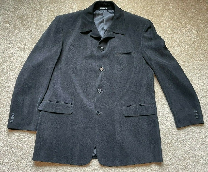 Zagato Men's Suit Coat Pants Black Size 38R