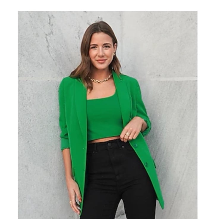 Express Women’s Green Blazer