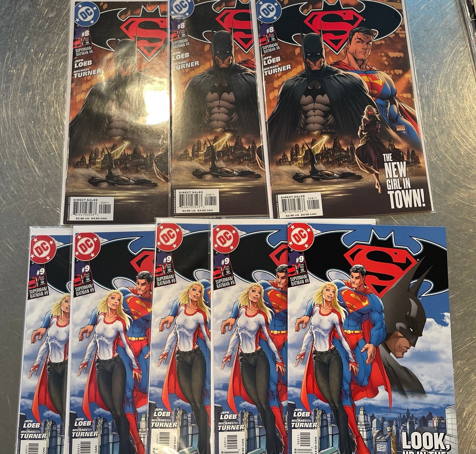 Superman/Batman 8 and 9 (8 copies)