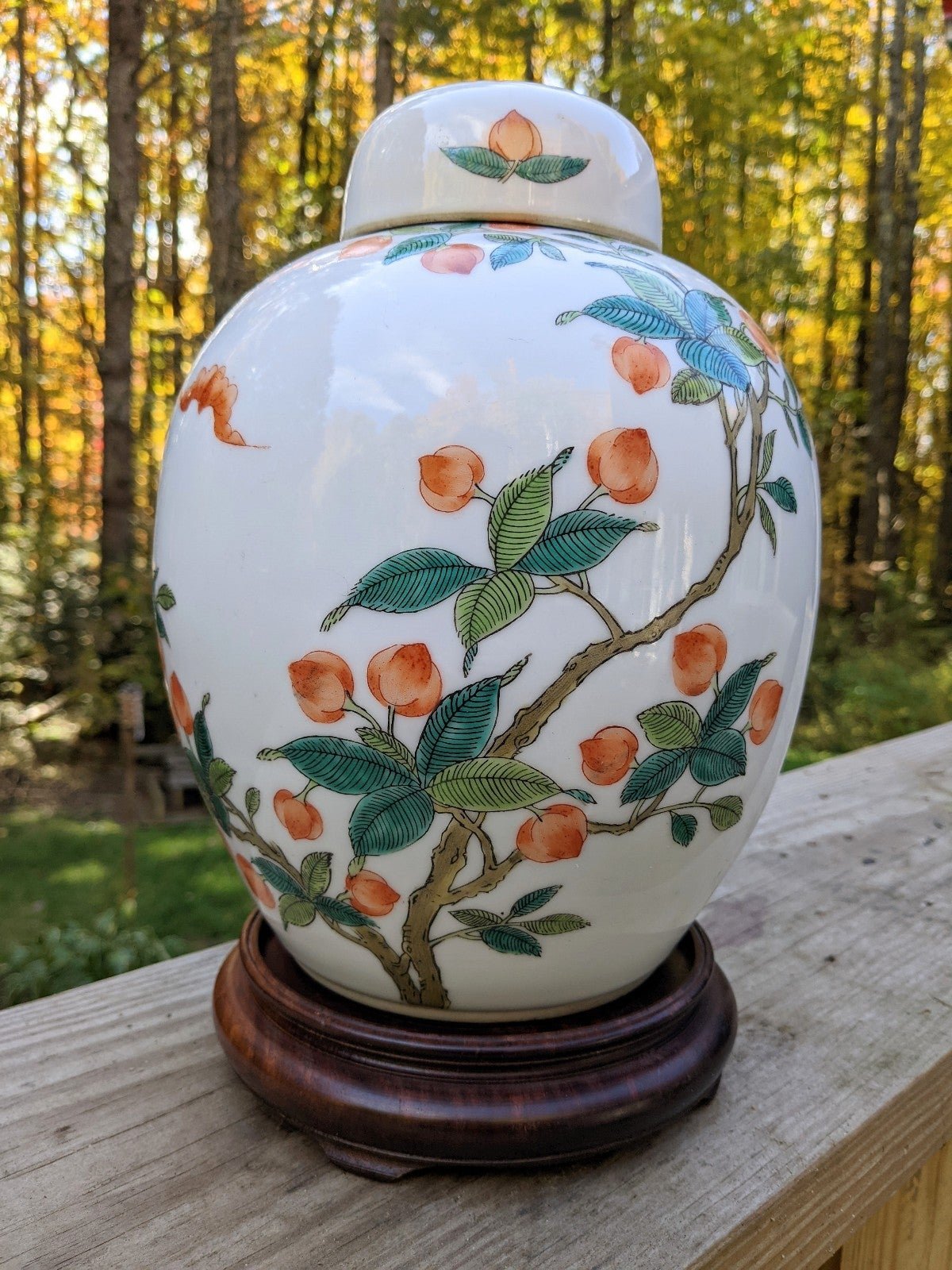 Horchow Ginger Jar Famille Verte