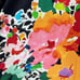 Ralph Lauren LRL Dress Womens 22W Black Multicolor Floral Midi Sleeveless Shift