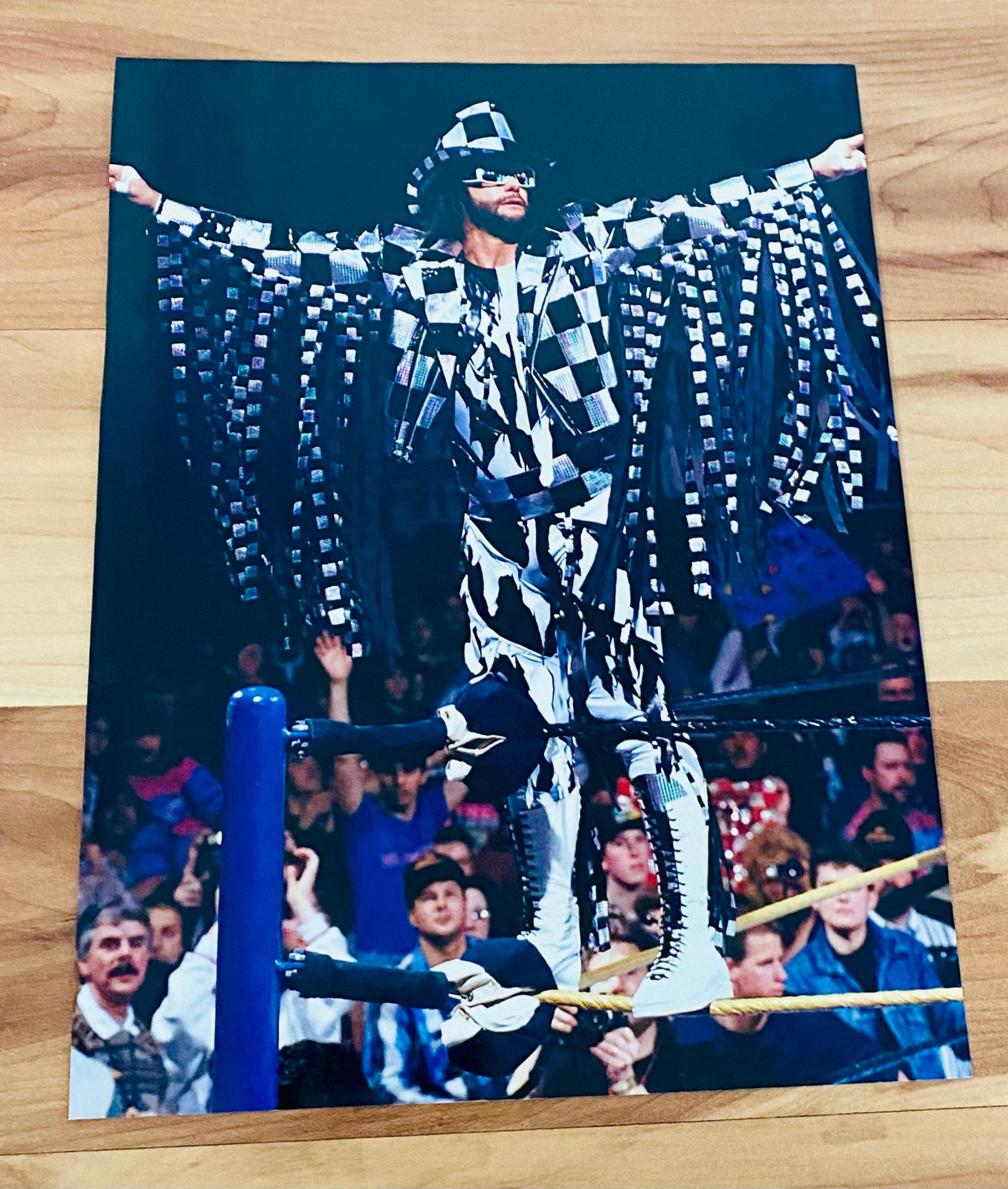 Macho Man Randy Savage Rare Vintage 8x10 Rare Original Photo Print Exclusive WWF